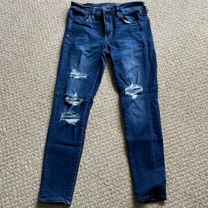 American Eagle Next Level Stretch Dark Denim Jegging